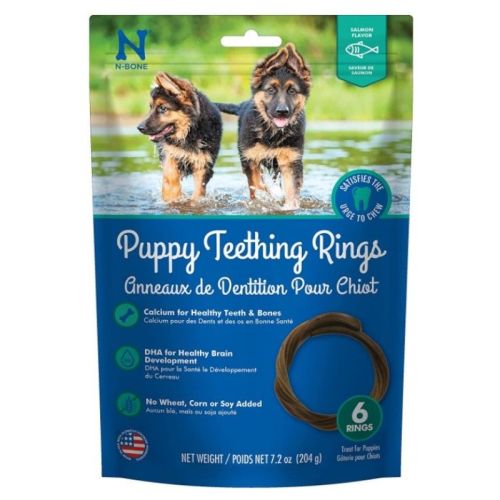N Bone Puppy Teething Rings Salmon Flavor